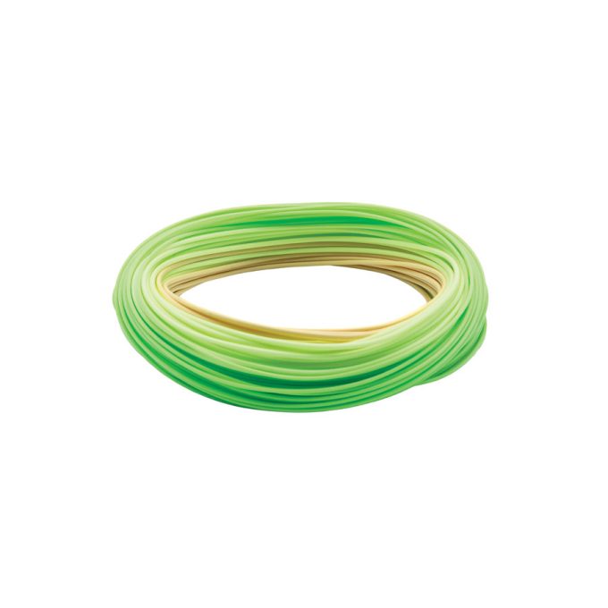 Load image into Gallery viewer, Green fly fishing line spool, coiled floating line for freshwater
