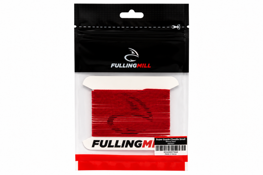 Fulling Mill Super Suede Chenille spool pack in deep red
