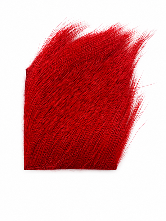 Goat body hair bundle, red