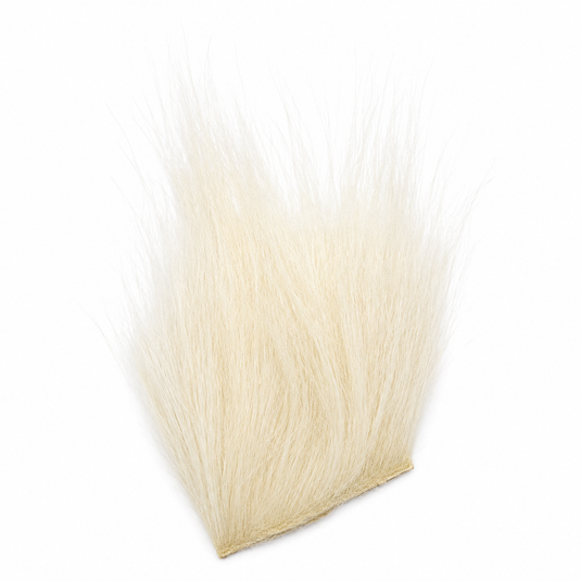 Goat body hair bundle, white