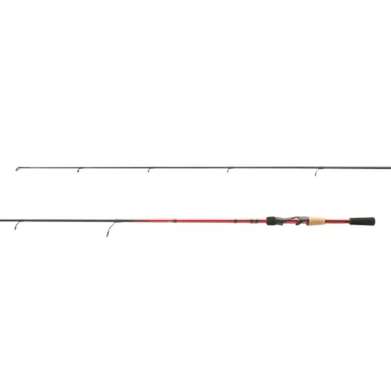 Load image into Gallery viewer, Shimano Sojourn fishing rod section with red frame and black reel seat
