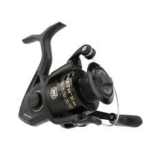 Penn Wrath II spinning fishing reel, black with crank handle