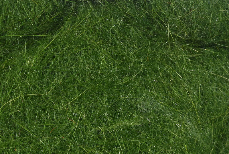 Load image into Gallery viewer, Dubbing fibers in deep green, fine and fluffy
