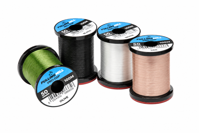 Load image into Gallery viewer, Assorted thread spools in black, white, olive and tan
