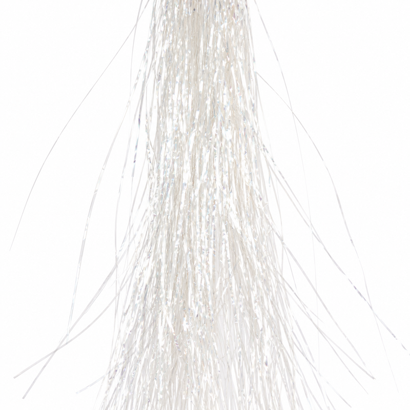 Load image into Gallery viewer, Textreme buzzer wrap in white shimmer fringe
