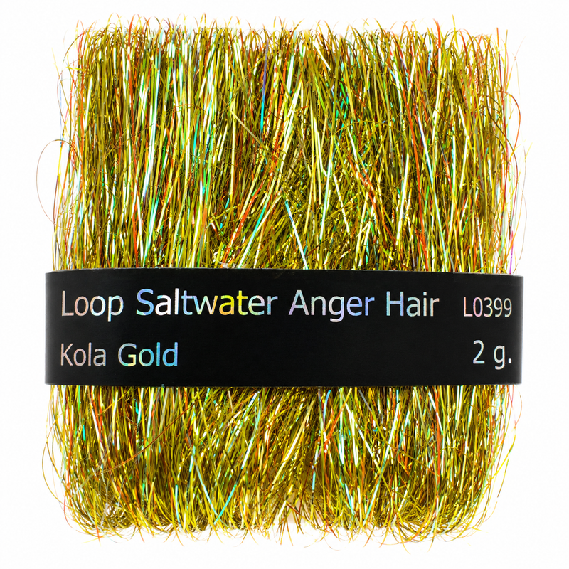 Load image into Gallery viewer, Loop saltwater angel hair bundle with gold, green, and accents, Kola Gold, 2 g
