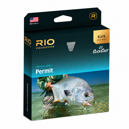 Rio Permit Elite SlickCast fly line in retail box