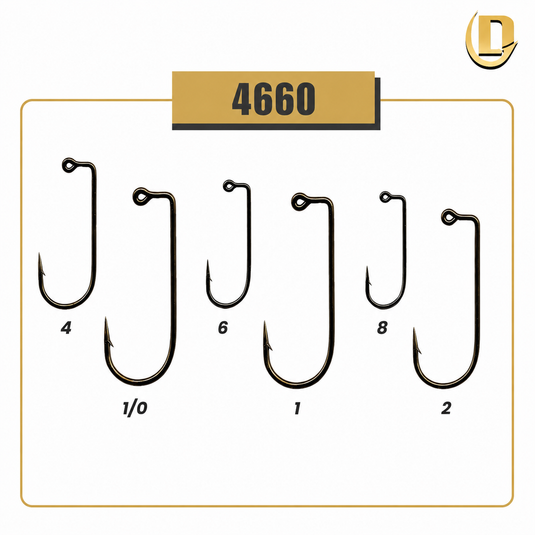 Daiichi 4660 90 Degree Standard Jig Hook
