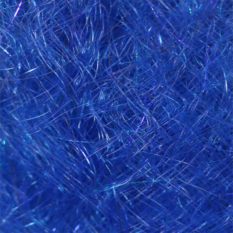 Load image into Gallery viewer, Blue UV flash blend fibers with fine shimmering strands
