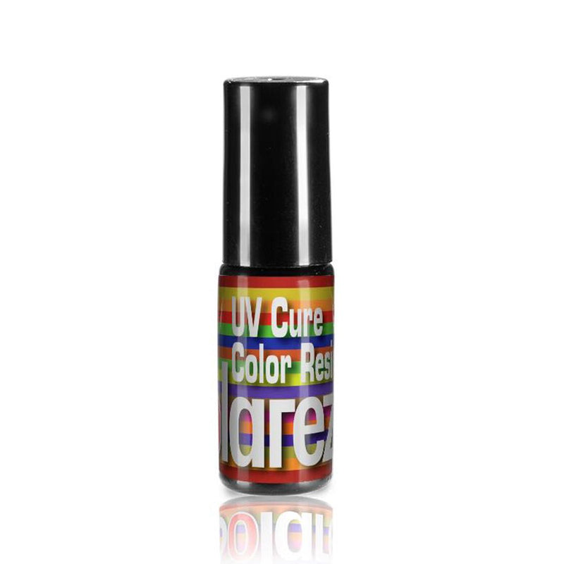 Load image into Gallery viewer, Fluorescent hot pink UV cure color resin bottle with black cap
