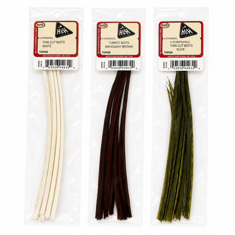 Load image into Gallery viewer, Hook &amp; Hackle Turkey Biots
