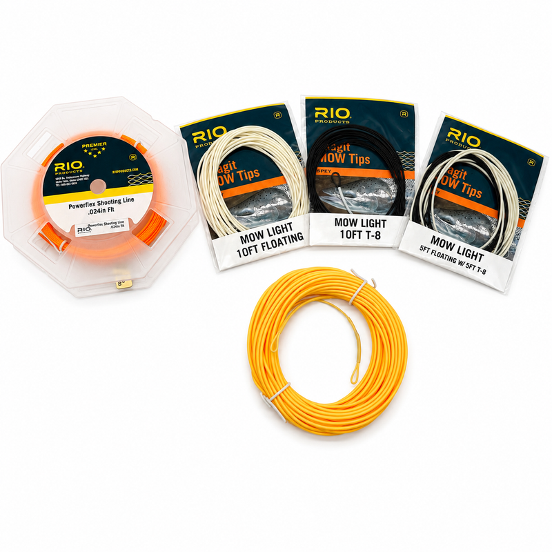 Load image into Gallery viewer, Orange floating fly line coil with Premier spool packages
