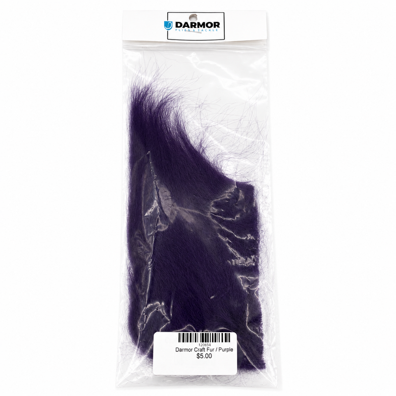Load image into Gallery viewer, Craft fur bundle in clear bag, purple strands
