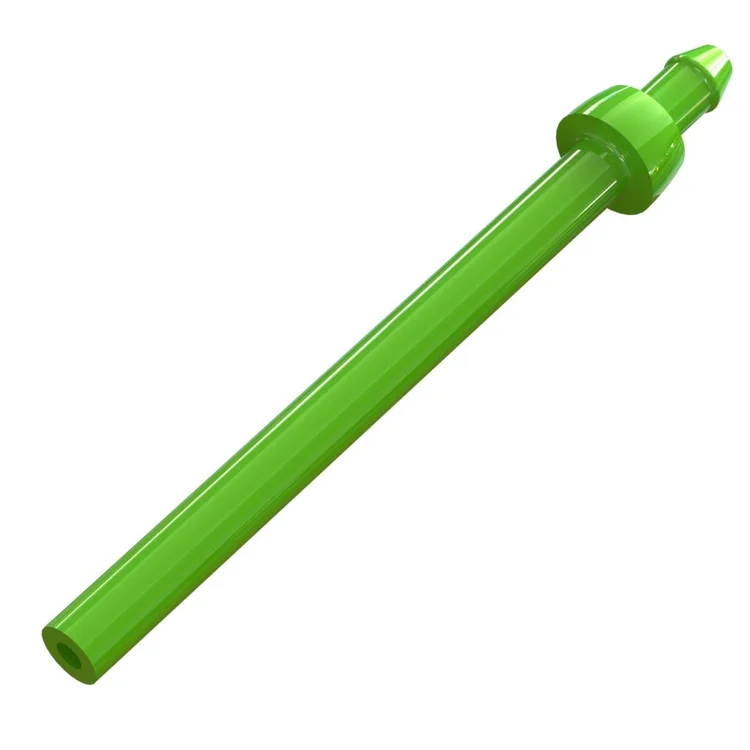 Load image into Gallery viewer, Green Pro Microtube with cap end, single tube view
