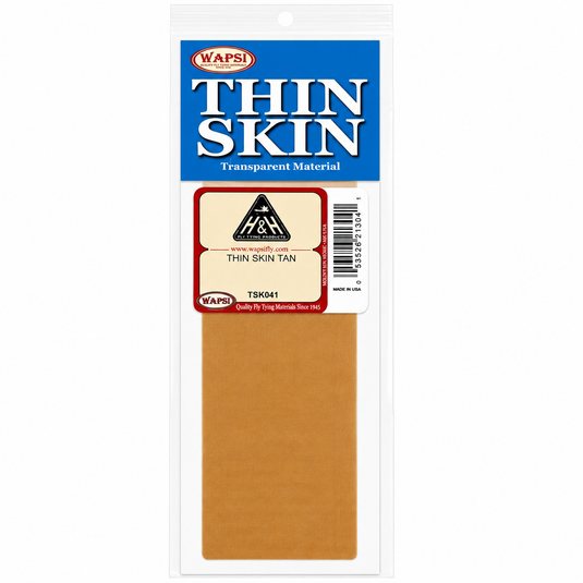 Wapsi Thin Skin tan transparent material sheet in sealed packet