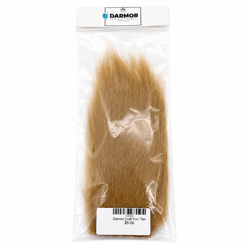 Load image into Gallery viewer, Craft fur bundle in clear bag, tan strands
