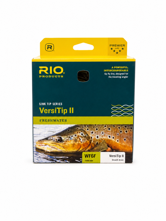 Rio VersiTip II sink tip fly line in WF6F freshwater box