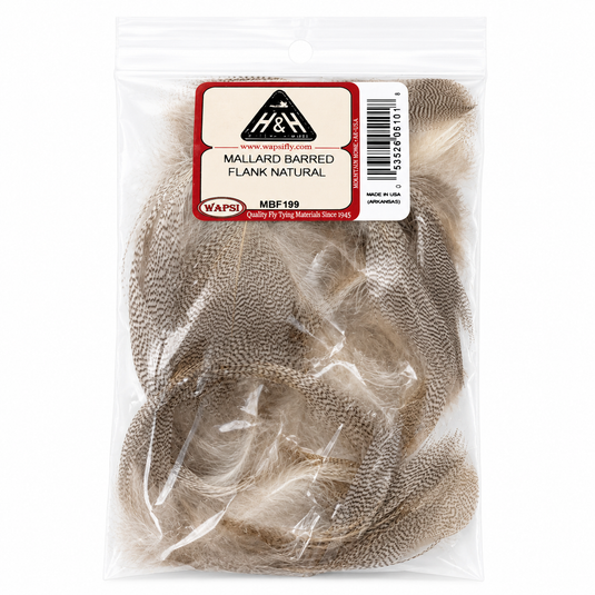 Hook & Hackle Barred Mallard Flank