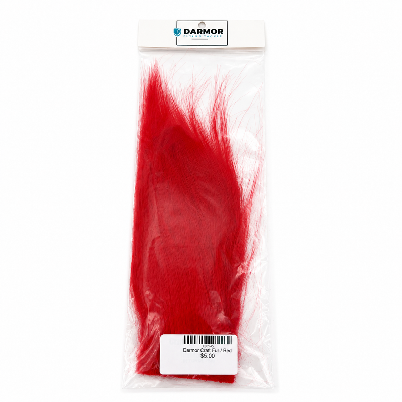 Load image into Gallery viewer, Craft fur bundle in clear bag, red strands
