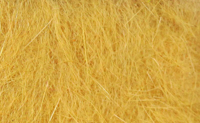 Load image into Gallery viewer, Dubbing fibers in golden yellow, fine and fluffy
