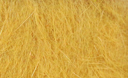 Dubbing fibers in golden yellow, fine and fluffy