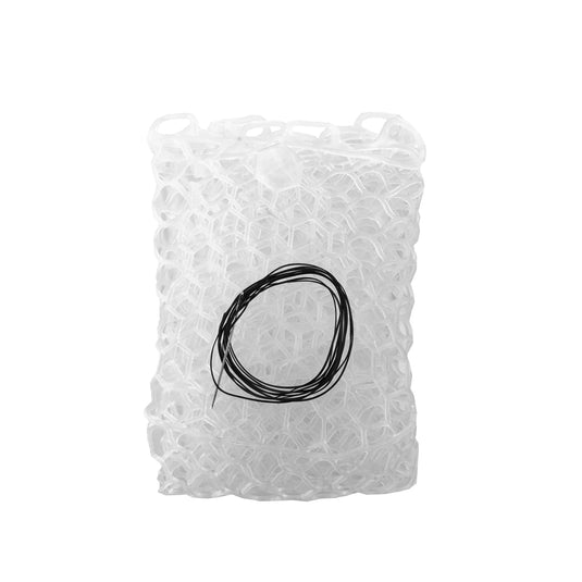 Small clear replacement net with black drawcord loop