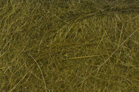 Dubbing fibers in olive green, fine and fluffy