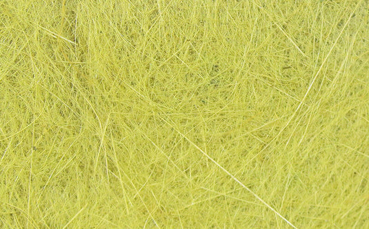 Dubbing fibers in light olive green, fine and fluffy
