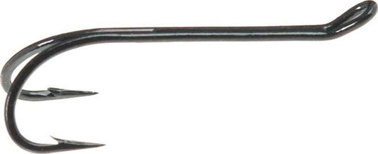 Partridge double fishing hook with two barbed points, low-water style