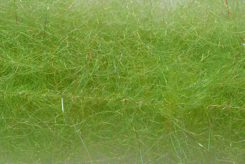 Load image into Gallery viewer, Fly tying brush material, bright green fiber texture
