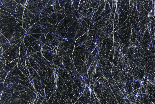 Laser Dub fly-tying dubbing, black with blue shimmering highlights