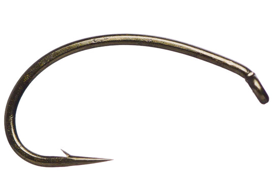 DAIICHI heavy wire scud hook in bronze finish with curved point