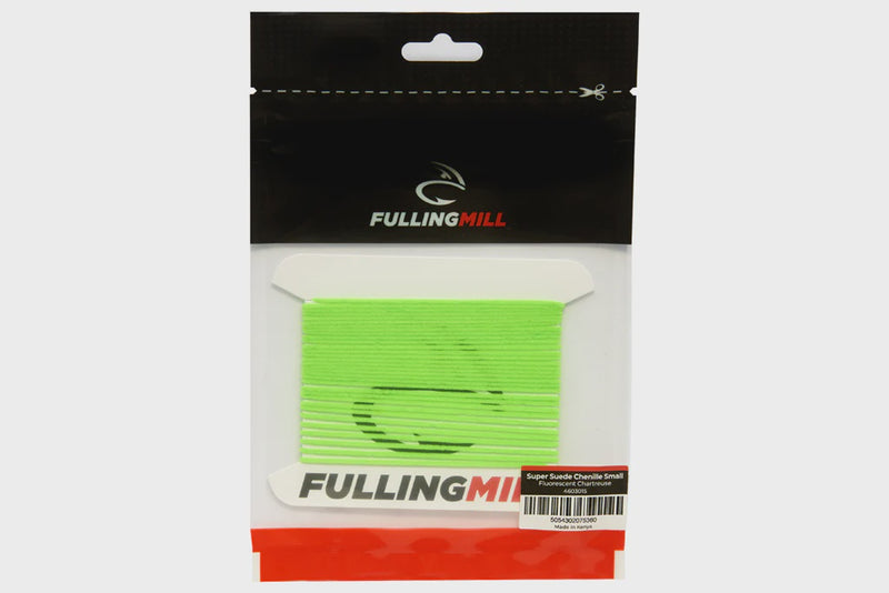 Load image into Gallery viewer, Medium chenille thread on card, fluorescent chartreuse green
